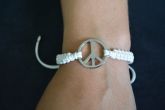 Pulseira macramê paz - P1222