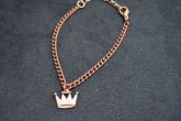Pulseira coroa bronze - P1319