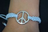Pulseira macramê paz - P1222