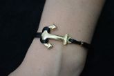 Pulseira cetim âncora - P1355