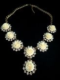 Maxi Colar Prada Inspired Flores - MC1225