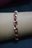 Pulseira transpassada dourada - P1203