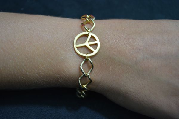 Pulseira corrente paz - P1311