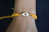 Pulseira olho grego macrame - P1220