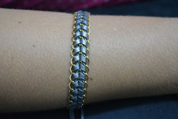 Pulseira trançada pequena - P1201