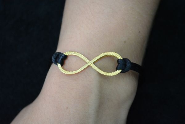 Pulseira cetim infinito - P1353