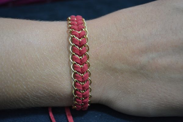 Pulseira trançada pequena - P1201