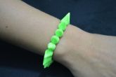 Pulseira spikes verde - P1275
