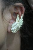 Ear Cuff Asas com strass - B1231