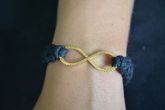 Pulseira infinito macramê - P1225
