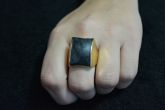 Anel grande preto - A1209