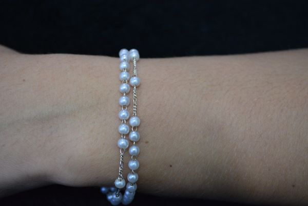 Pulseira mini pérolas 2 voltas - SJK1218