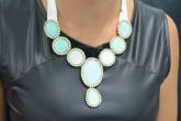 Maxi Colar pedras redondas - MC1218