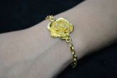 Pulseira Rosa Corrente - P1314