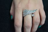 Anel asa strass - A1208
