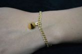 Pulseira dourada spike - P1348