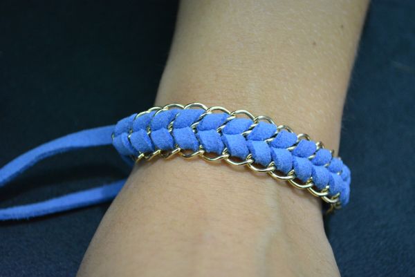 Pulseira trançada grande - P1202