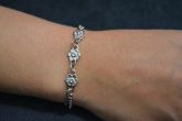 Pulseira 3 florzinhas - P1302