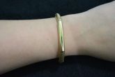Pulseira dourada fecho imã - P1380