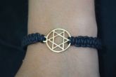 Pulseira macramê estrela Davi - P1336