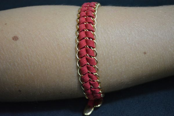 Pulseira trançada grande - P1202