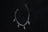 Pulseira cruz chumbo - P1346