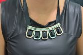 Maxi Colar pedras e strass colorido - MC1220