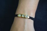 Pulseira strass quadrado - P1332