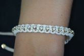 Pulseira strass macramê - P1208