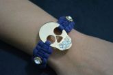 Pulseira caveira macrame - P1262