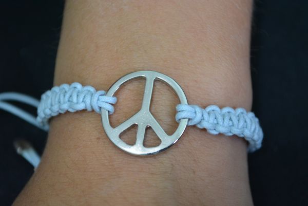 Pulseira macramê paz - P1222