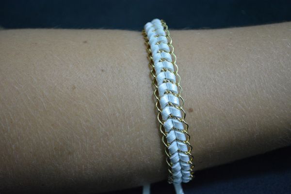 Pulseira trançada pequena - P1201