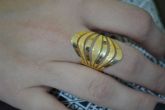 Anel folheado a ouro - SJK15118