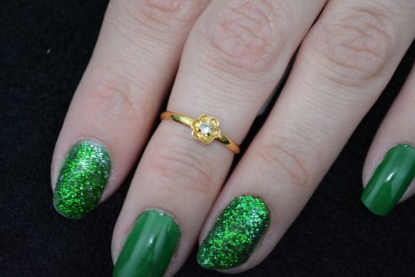 Anel falange flor strass - SJK1266