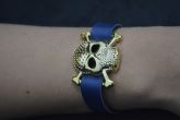 Pulseira caveira fivela - P1243