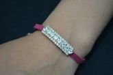 Pulseira fivela strass - P1221