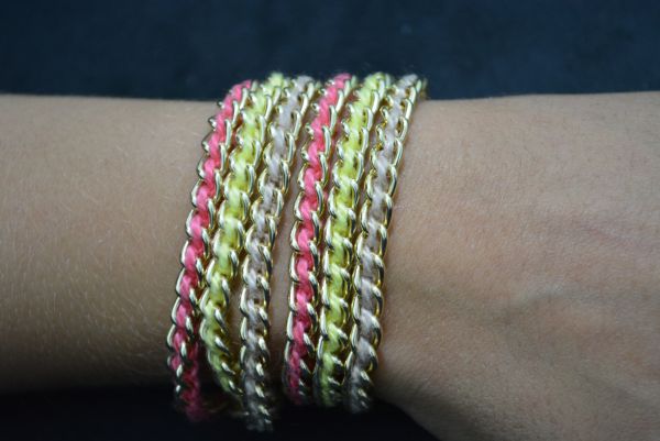 Pulseira crochê - P1272