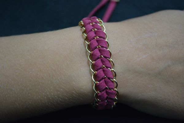 Pulseira trançada grande - P1202