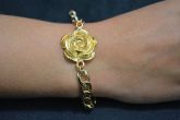 Pulseira Rosa Corrente - P1314