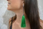 Brinco tassel verde - B1605