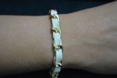 Pulseira transpassada dourada - P1203