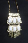Colar comprido branco - C1225