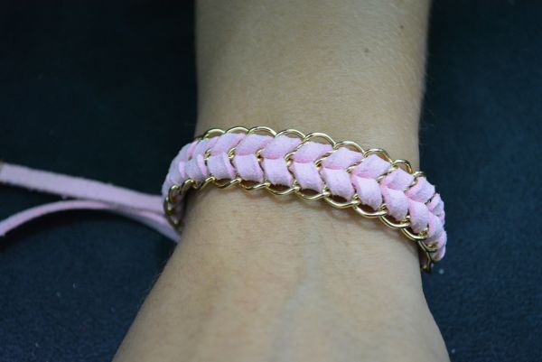Pulseira trançada grande - P1202