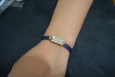 Pulseira brilhos azul marinho P1602