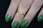 Anel falange flor strass - SJK1266