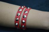 Pulseira dupla spikes - P1256