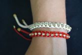 Kit macrame com strass duplo - K1205
