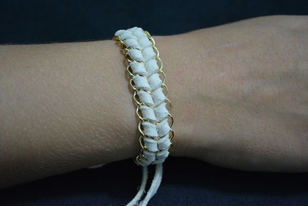 Pulseira trançada grande - P1202
