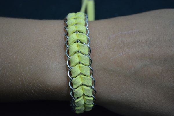 Pulseira trançada grande - P1202