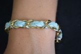 Pulseira corrente trançada - P1217